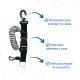 KIT LUX R-10, Lanterna 2000 lumens e retrator com mola - Miniatura 11
