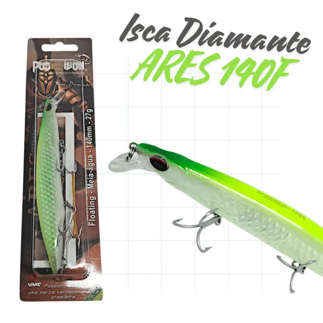ARES 140F, Isca Artificial Floating 27gr - Imagem 5
