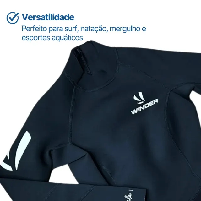 Maiô Neoprene Feminino Winder ELA 1.5mm Manga Longa Super Stretch 4 Way - Imagem 27