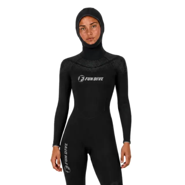 Kit Roupa de Mergulho Fun Dive Neoflex 7mm com Colete e Capuz - Imagem 2