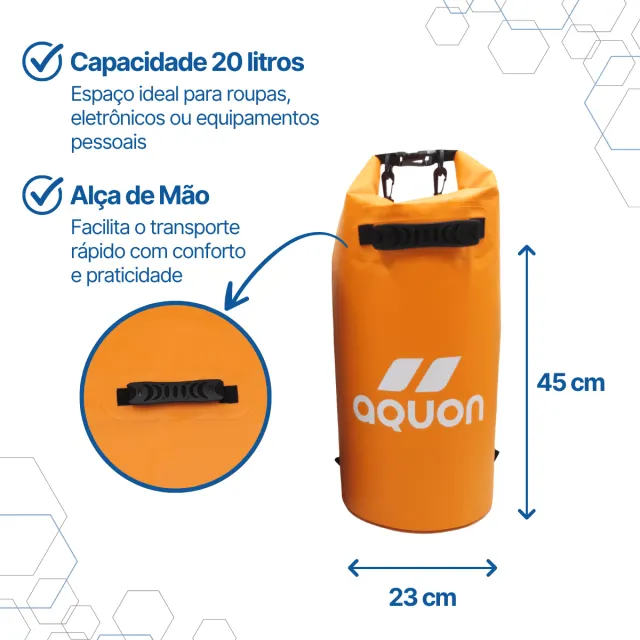 DRY ROLLER BAG, Mochila estanque 20 litros - Imagem 11