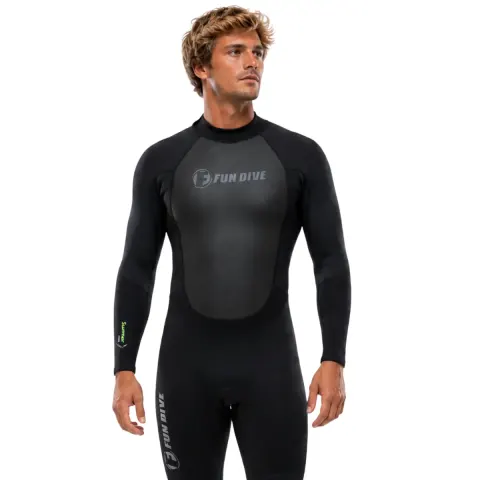 Roupa de Mergulho Neoprene 1.5mm Fun Dive Summer — Macacão Longo Unissex