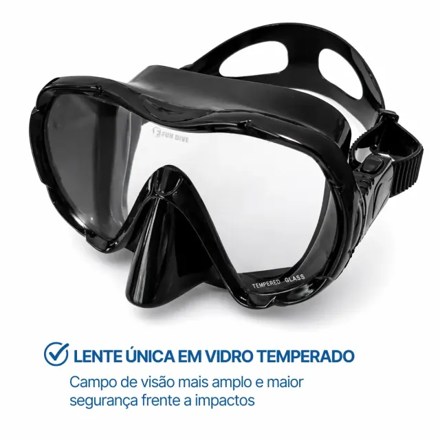 MW-01 SK-05 ECO, Kit Máscara lente única com Snorkel - Imagem 4