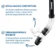 Kit Mergulho Fun Dive Máscara Rio + Snorkel SK-09 para Snorkeling, Apneia e Pesca Submarina - Miniatura 40