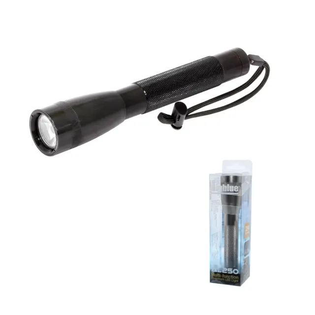 AL250, Lanterna 250 lumens Foco 8° acionado por pressão - Preto - Imagem 1