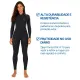Roupa de Mergulho Fun Dive Rocas 5mm Neoprene Zíper YKK Frontal Unissex - Miniatura 3
