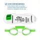 Óculos de Natação Infantil Excel Coral em Silicone com Lente de Policarbonato - Miniatura 20