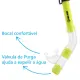 Snorkel Respirador SK-09 FUN DIVE com Válvula de Drenagem e Quebra-Onda para Mergulho e Snorkeling - Miniatura 12