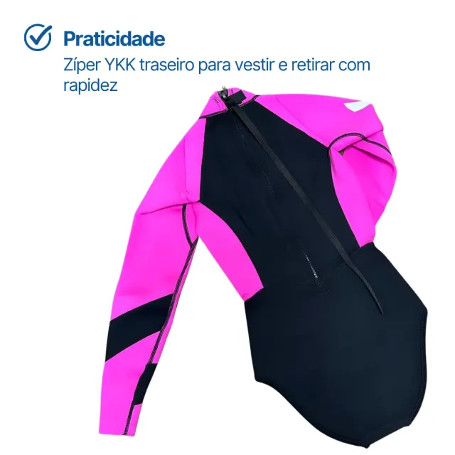 Maiô Neoprene Feminino Winder ELA 1.5mm Manga Longa Super Stretch 4 Way - Imagem 15
