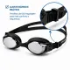 Óculos de Natação Adulto Excel Comet com Vedação em Silicone e Lentes em Policarbonato - Miniatura 20