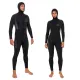 Kit Roupa Fun Dive Rocas 5mm com Colete e Capuz 3mm - Miniatura 1