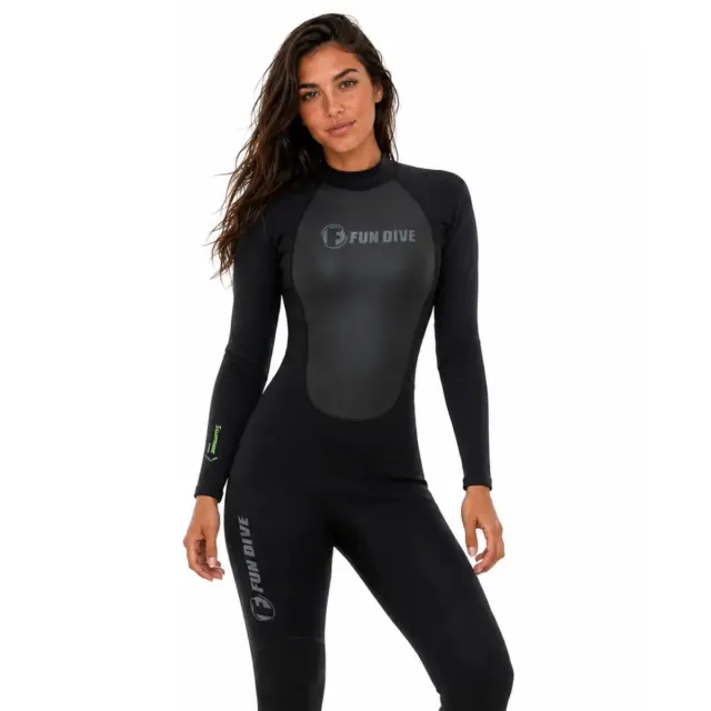 Roupa de Mergulho Neoprene 1.5mm Fun Dive Summer — Macacão Longo Unissex - Imagem 2