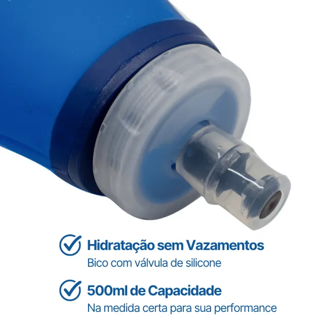 Garrafa de Água Flexível 500ml Soft Flask - Imagem 3