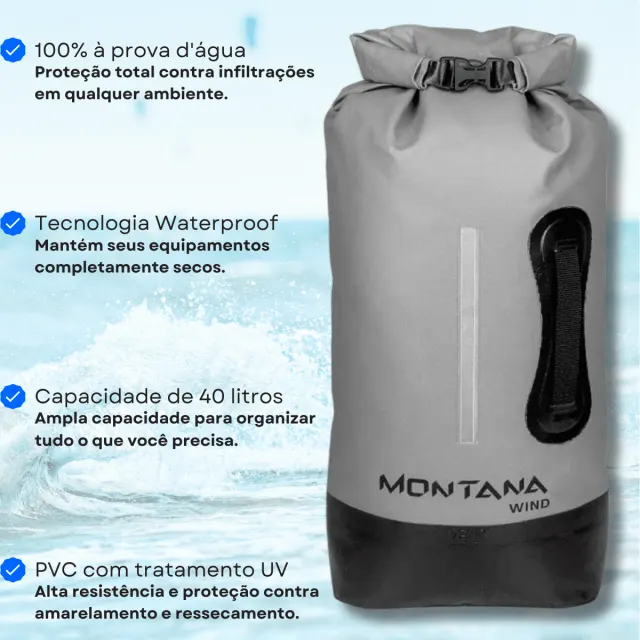 WIND 40 LT, Mochila Estanque 40 litros - Imagem 7
