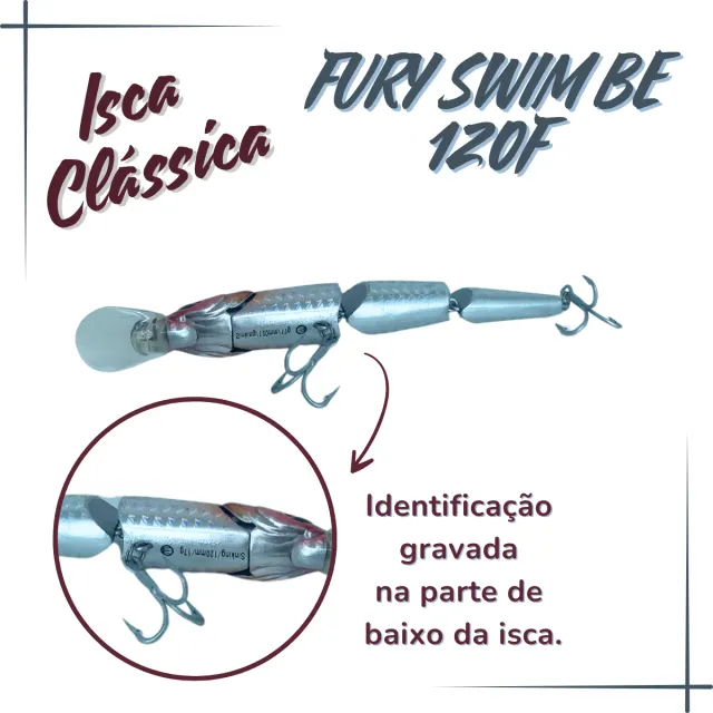 ARTICULAR SWIN BE, Isca Artificial Sinking 17g - Imagem 4