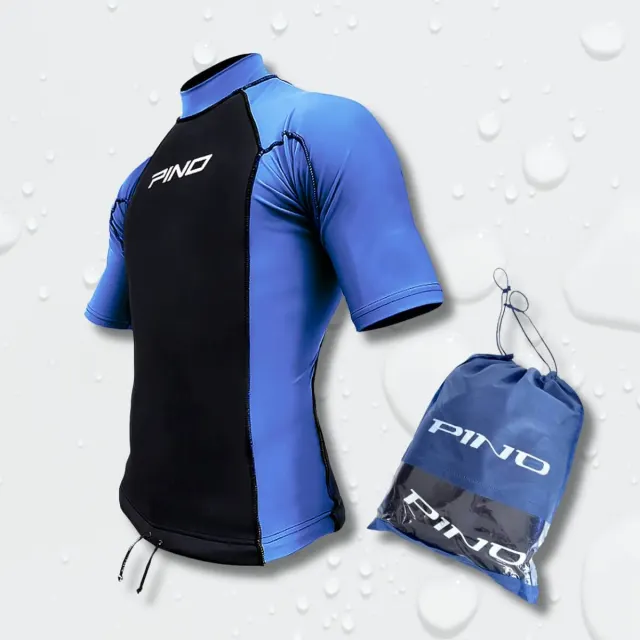 Camiseta Lycra Neoprene 2mm Pino Neo Flow UV50+ Manga Curta Masculina Surf Natação - Imagem 13