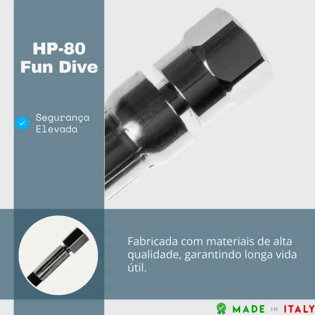 HP-80, Mangueira Alta Pressão 80 cm - Imagem 4