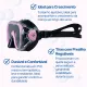Kit de Mergulho Infantil Fun Dive Búzios com Máscara de Vidro Temperado e Snorkel Semi Seco - Miniatura 12