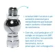SW-01, Swivel 360º para Regulador Mergulho 2º Estágio - Miniatura 2