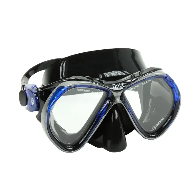 Kit Máscara Onix + Snorkel SK-09 Fun Dive em Silicone para Mergulho, Snorkeling e Pesca Submarina - Imagem 8