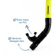 Kit de Mergulho Fun Dive Máscara Sunset em Silicone + Snorkel SK-09 - Miniatura 6
