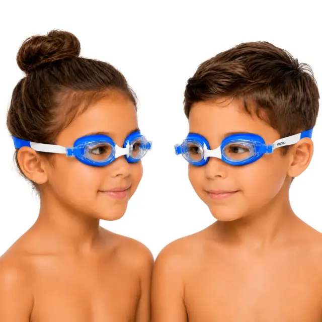 Óculos de Natação Infantil Excel Coral em Silicone com Lente de Policarbonato - Imagem 6