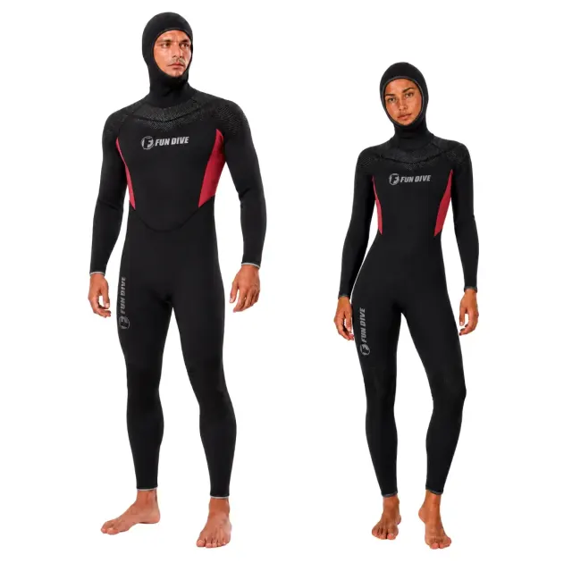 Kit Roupa de Mergulho Fun Dive Neoflex 7mm com Colete e Capuz - Imagem 8