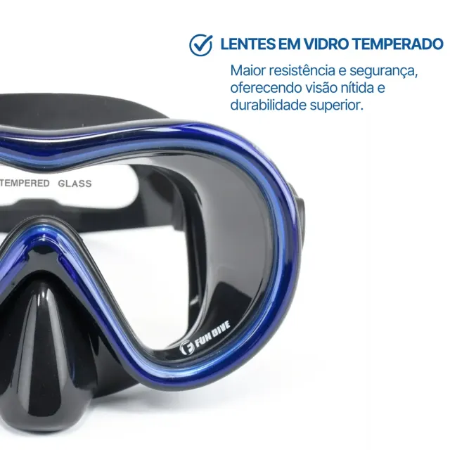 FOX SK-05 ECO, Kit Máscara lente única com Snorkel - Imagem 19