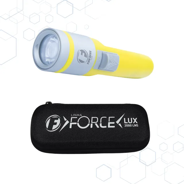 KIT LUX R-10, Lanterna 2000 lumens e retrator com mola - Imagem 2