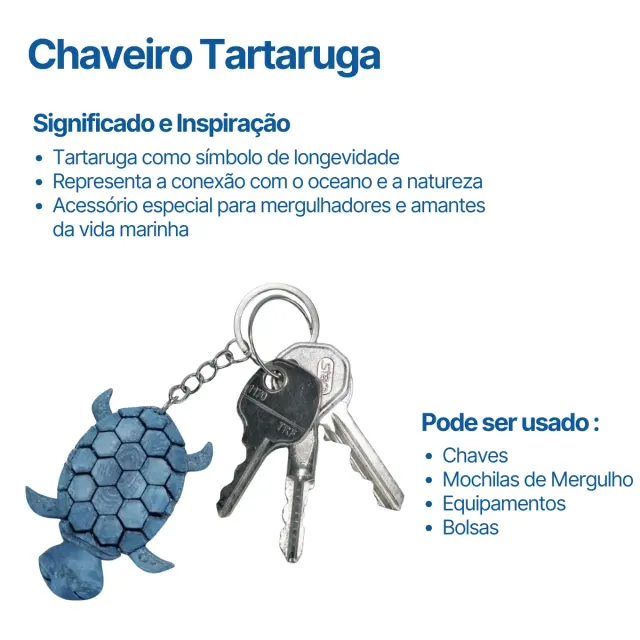 CHAVEIRO 3D, Tartaruga - Imagem 2