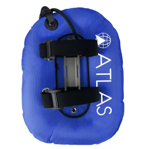 Asa Atlas Guardian 32 lb com Backplate e 8 D-Rings Inox