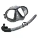 Kit CAMO Camuflado Seasub para Pesca Sub e Apneia — Máscara + Snorkel Flexível - Miniatura 6