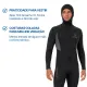 Kit Roupa Fun Dive Rocas 5mm com Colete e Capuz 3mm - Miniatura 3