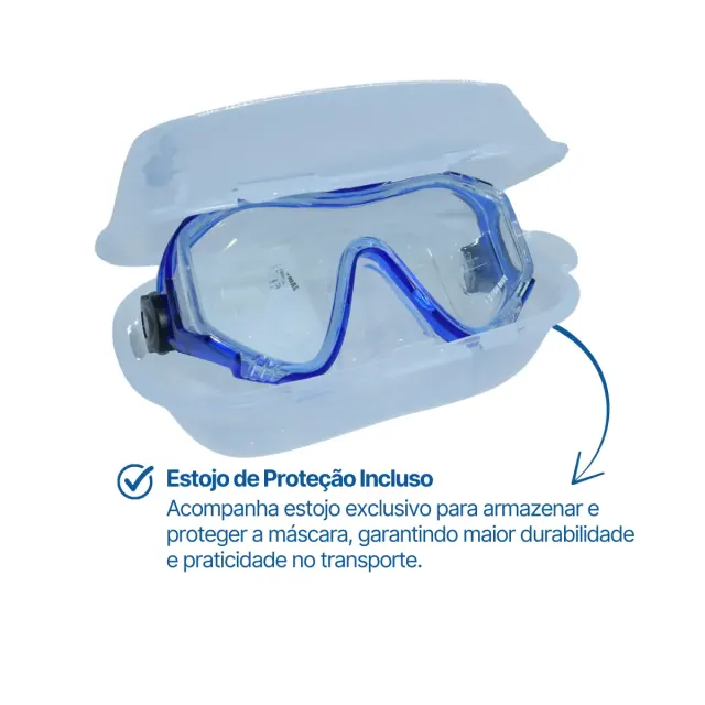 Kit de Mergulho Fun Dive Máscara Sunset em Silicone + Snorkel SK-09 - Imagem 28