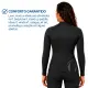 Camiseta de Neoprene 1,5mm Manga Longa Térmica Fun Dive COL-05 - Miniatura 3