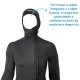 Roupa de Mergulho Neoprene Pino Tarpon 3mm com Capuz Integrado e Zíper YKK - Miniatura 2
