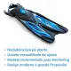 Nadadeira Fun Dive Tropic Pé Aberto para Mergulho, Snorkeling e Esportes Aquáticos - Miniatura 7