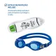 Óculos de Natação Adulto Excel Comet com Vedação em Silicone e Lentes em Policarbonato - Miniatura 7