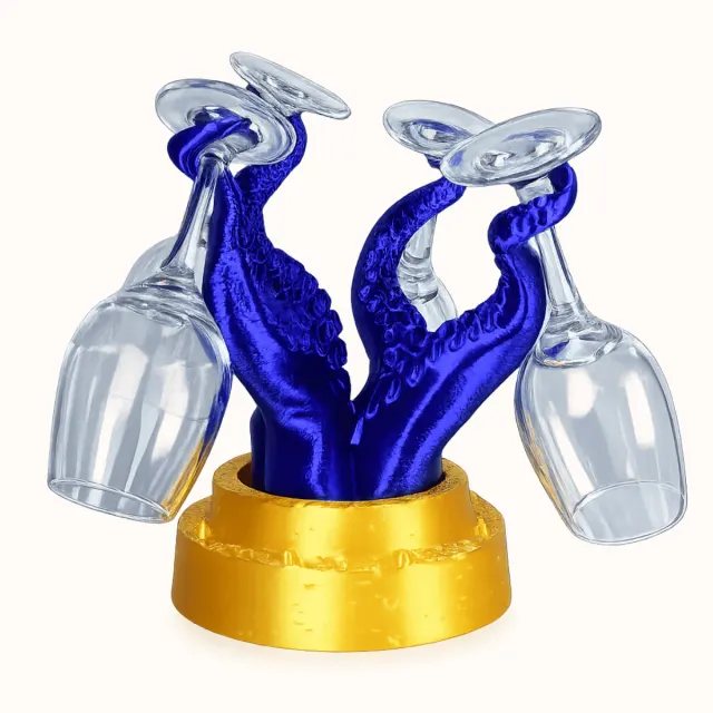 PORTA-TAÇAS 3D, Tentáculo kraken - Imagem 1