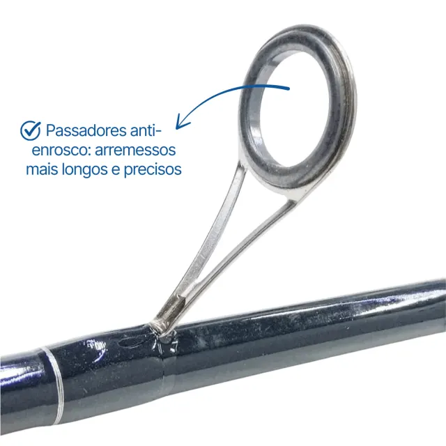 TRIDENTE SPINNING 2.40, Vara Spinning - Acompanha bolsa oxford impermeável - Imagem 11