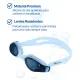Óculos de Natação Excel Luna Adulto para Piscina com Vedação em Silicone - Miniatura 3