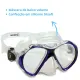 MX-02, Máscara em silicone 2 lentes vidros temperados - Miniatura 22