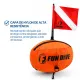 Boia de Mergulho Fun Dive BOIA-01R Redonda com Capa de Nylon e Cabo 20m - Miniatura 2