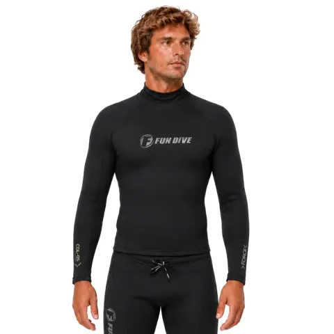Camiseta de Neoprene 1,5mm Manga Longa Térmica Fun Dive COL-05