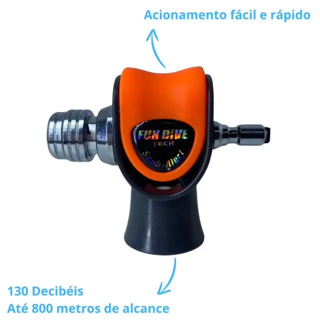 SCUBA HORN, Apito sonoro potente de superfície - Imagem 4