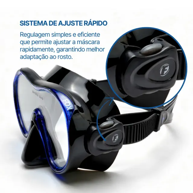 FOX SK-05 ECO, Kit Máscara lente única com Snorkel - Imagem 21