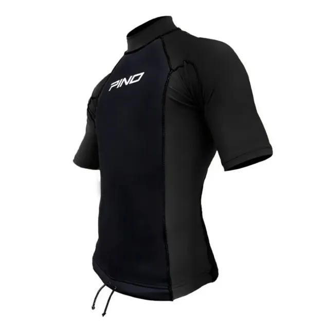 Camiseta Lycra Neoprene 2mm Pino Neo Flow UV50+ Manga Curta Masculina Surf Natação - Imagem 5