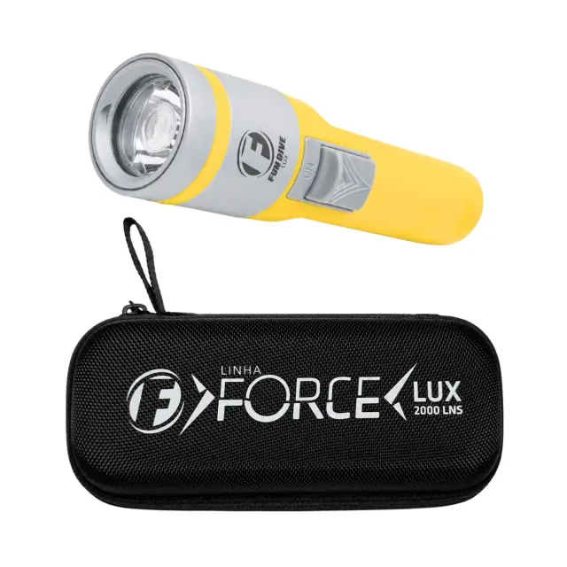 Lanterna de Mergulho LUX Fun Dive 2000 Lumens Recarregável IPX8 100m - Imagem 2