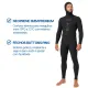 Roupa de Pesca Submarina Pino Viper Fusion 3mm Neoprene Duplo Nylon Conjunto - Miniatura 3