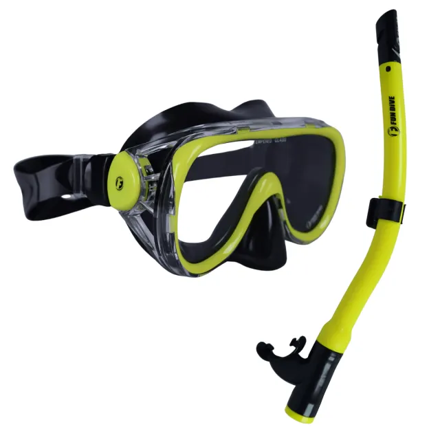 Kit de Mergulho Infantil Fun Dive Búzios com Máscara de Vidro Temperado e Snorkel Semi Seco - Imagem 5
